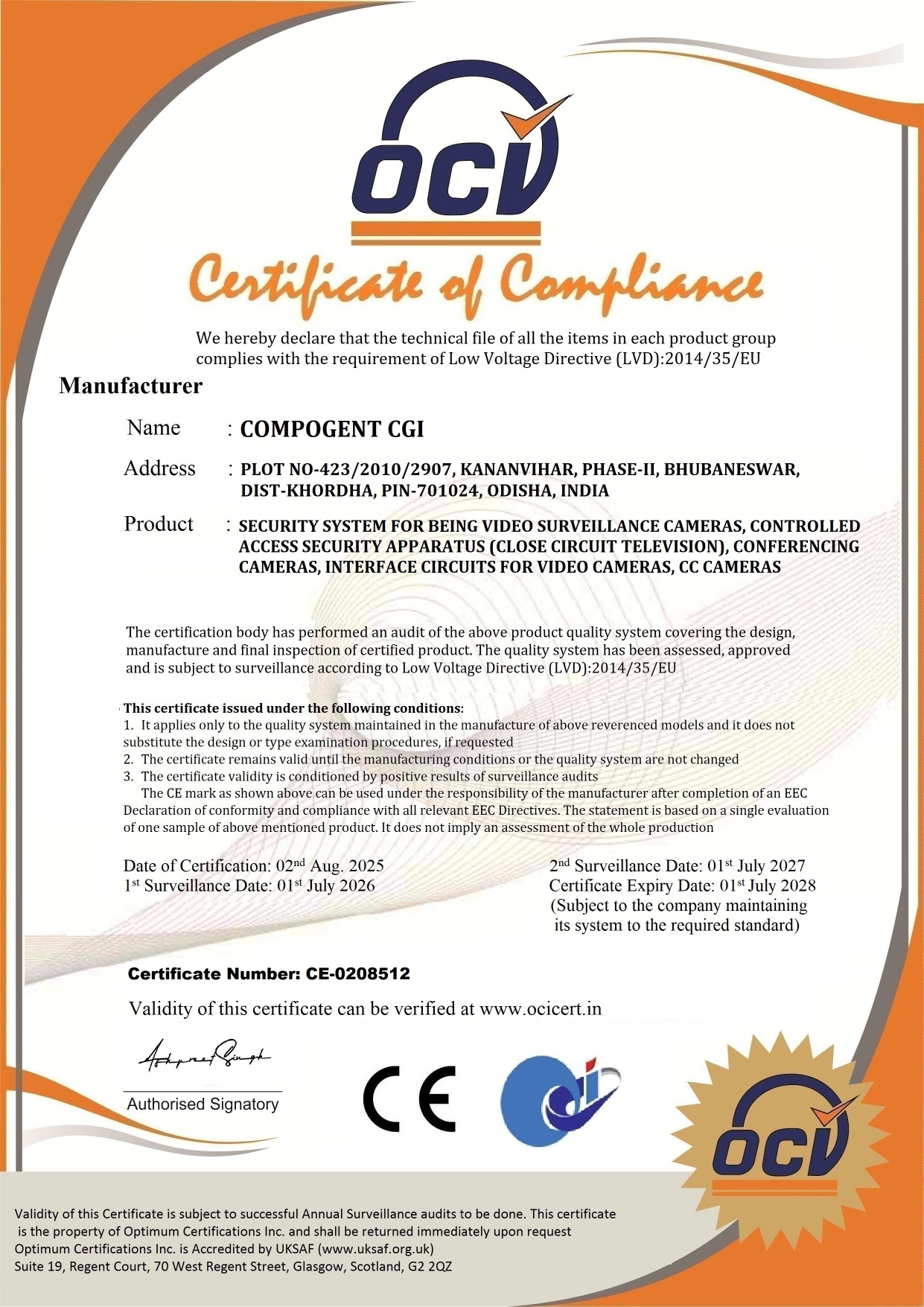 CE Certification Logo